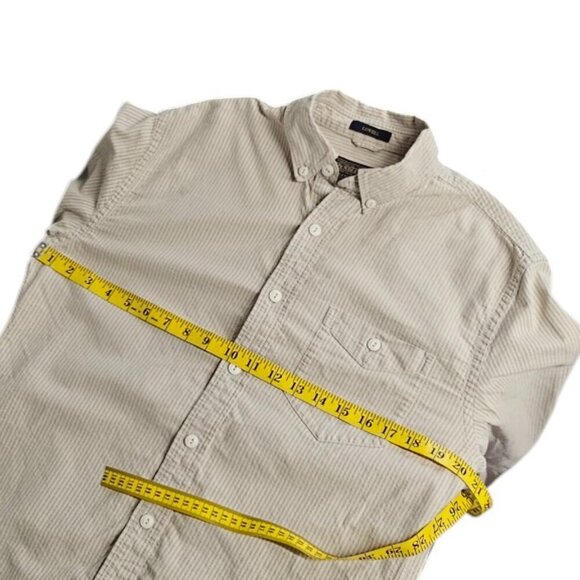 Pendleton Mens Lowell Button Down Shirt, Striped, Cotton, Size Medium - Picture 2 of 7